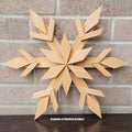 Wooden Holiday Snowflake